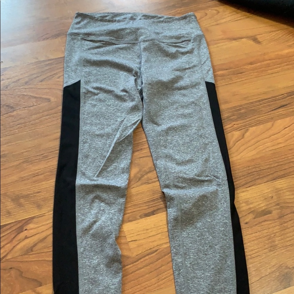 Love Fitness Apparel grey and mesh leggings small